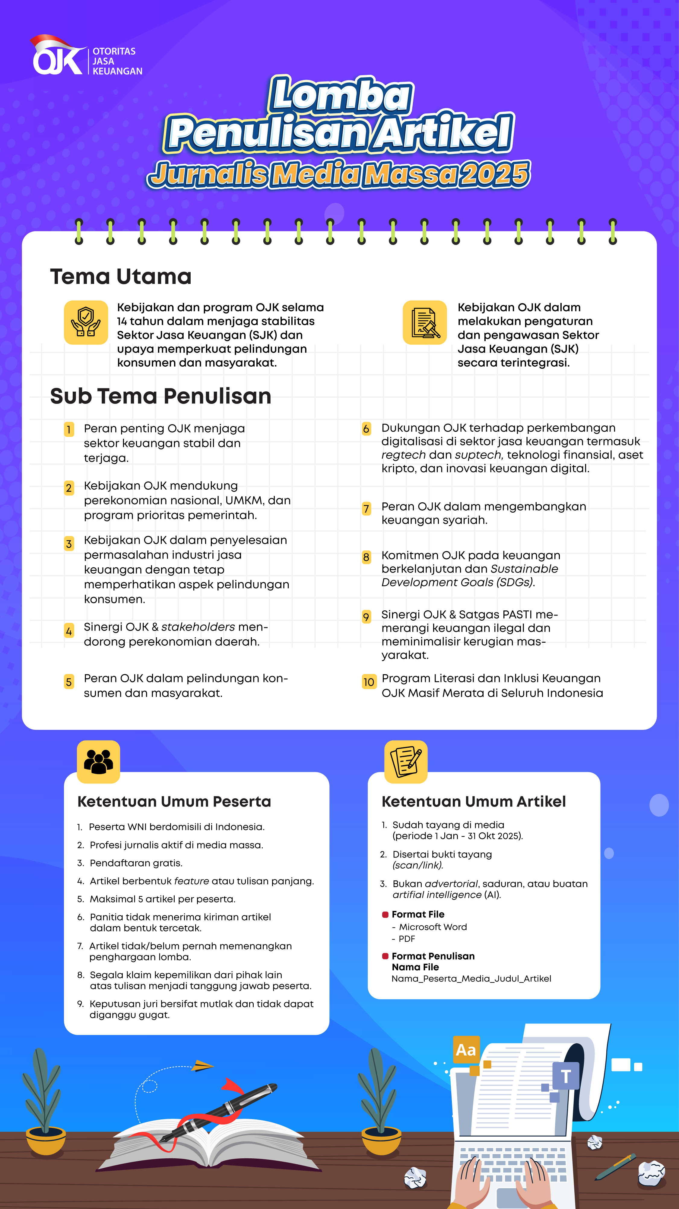 ​Lomba Penulisan Artikel Jurn​alis Media Massa 2025